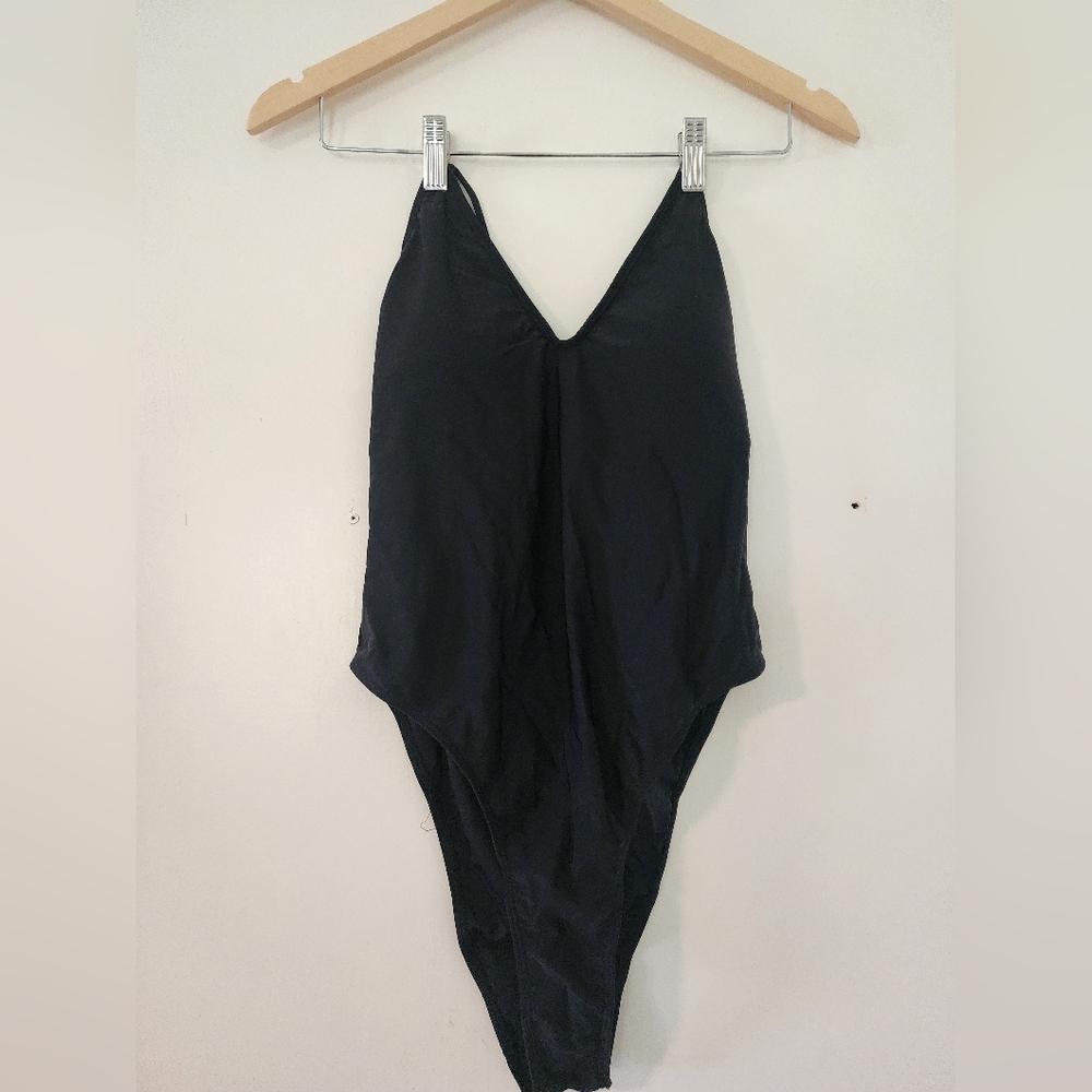 SHEIN Black One-Piece Swimsuit